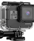 GoPro Hero 7 6 5 Waterproof Housing Case With Touchable Cover Bombproof 196ft 60m Submersible Shell For Action Camera