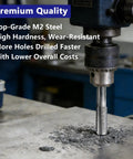 Two Pack No 10 24 UNC Thread Tap Right Hand M2 HSS 10 X 24 UNC Straight Fluted Machine Tap in use on metal CNC machine