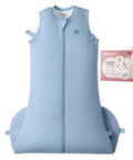 IHDI Certified Hip Friendly Sleep Sack For Babies 0 To 6 Months With 1.5 Tog Wearable Blanket in blue with packaging box