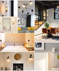 Modern home interiors with LED Edison Bulb Dimmable 12W 3000K Soft White 1200 Lumens 100W Equivalent E26 Base ST64 Clear Glass Vintage Bulbs