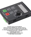 Motor Motion Control Module For Stepper And Servo Drives With 5 Digit Display And Multi Control Modes For Precise Positioning Angle And Loop Control DC 12 24V Plug And Play Ready For Industrial Automation black controller with knob and display