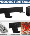 Wall Mount Jack Stand Holder For Floor Jacks And Stands Stainless Steel Tool Organizer Rack, corrosion-resistant