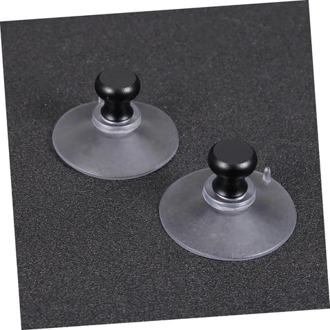 4 Piece Aluminum Cup Tool Set For Quick Phone Screen Removal And Repair shown with clear suction cups and black handles