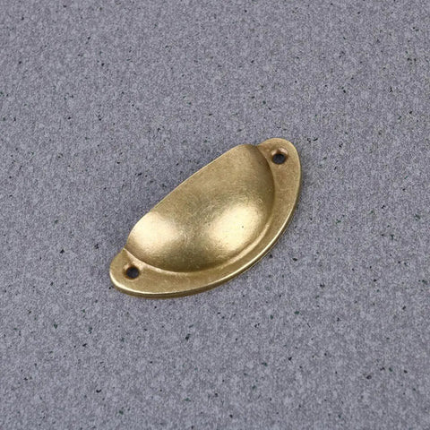 Vintage Shell Shape Cupboard Door Handles 16 Piece Set For Kitchen Cabinets And Wardrobe Drawers Metal Pulls Antique Drawer Hardware