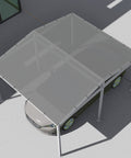 Pergola covered with 6 Feet By 30 Feet Sun Shade Fabric Roll For Outdoor Use UV Resistant Breathable 180GSM HDPE Cloth Ideal Pergola Cover