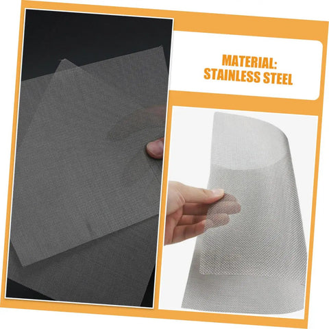 12 Pack Bumper Repair Mesh Kit For Cars And Trucks Quick Thermoplastic Welding Screen Mesh shown with stainless steel material