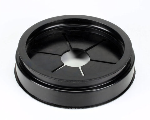 Hycar Adaptor For Commercial Equipment OEM Part That Helps Save Water And Energy, Low Maintenance Sanitary Connector For Food Service And Dishwashers, Rugged Hycar Material, Easy Fit And Solid Performance, black round Hycar adaptor