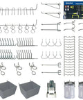 Heavy Duty Pegboard Hooks Kit With 90 Pieces For Garage And Workshop Organization, Wall Hanger With Locks, No Tools Needed