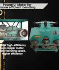 Heavy Duty 1.5Kw Electric Pipe Bender for Smooth Stainless Steel Round And Square Tube Bending With Cold Process No Heating Needed For Easy Decoration And Agricultural Projects Reliable Performance showing powerful motor and bending components.