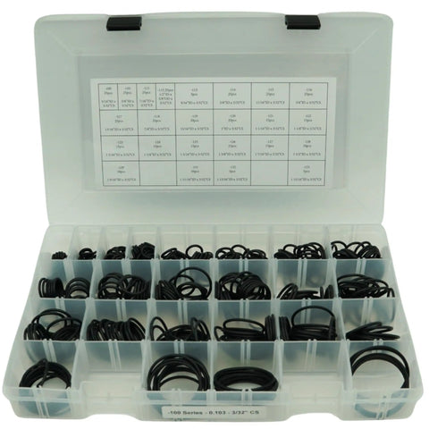 Max Truck O Ring Kit For Service Trucks And Hydraulic Repair, 70 And 90 Duro Buna N O Rings, 1,415 Piece Assortment