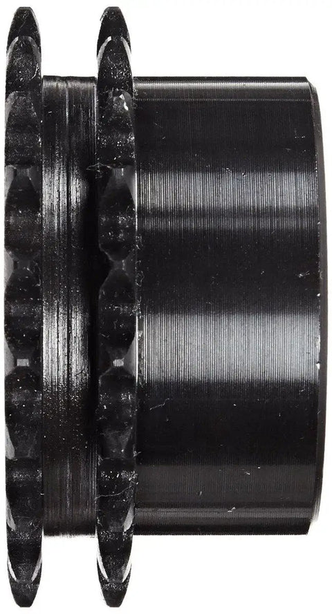 Heavy Duty Hub Steel Sprocket With Twenty Six Teeth For Double Strand Industrial Drives Featuring Iso 16b2 Standard and a 25mm bore.