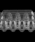 Clear 12 Grid Egg Cartons 50 Pack Bulk For Family Farm Or Market Use Each Holds One Dozen Eggs Sturdy Plastic Egg Tray