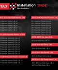 Installation steps for Set Of 4 Ignition Coil Packs And Platinum Spark Plugs For 1.8L 2.0L L4 Engines In Hyundai Elantra and Kia models