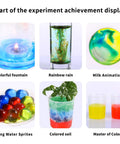 Over 220 Lab Experiments Science Kit for Kids STEM Learning Toys Educational Science Tools Gift Set for Boys and Girls Ages 3 Through 12 Explore Volcanoes, Rainbow Reactions, and Cool Chemistry Projects experiment samples