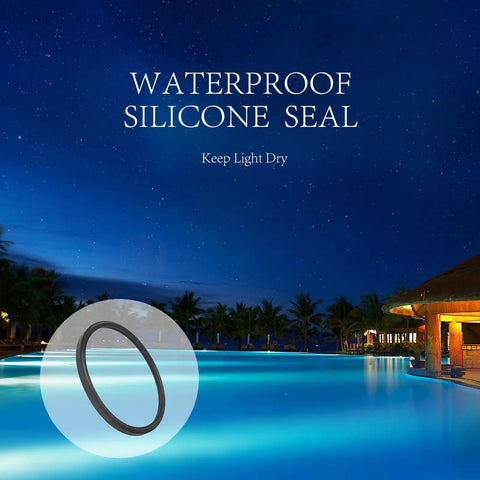 Heavy-Duty 7 3/4 Inch Pool Light Gasket Replacement For SP0580 Series Underwater Lights, Fits SP0580, SP0580S, SP0583SL, SP0584SL And SPX0580Z2, Easy Install Waterproof Seal For AstroLite Pool Lights. Silicone seal ring for pool light housing, waterproof seal