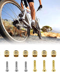 CYSKY bike hydraulic brake hose kit with 2500mm hose, 8 brass olives and 8 brass inserts.