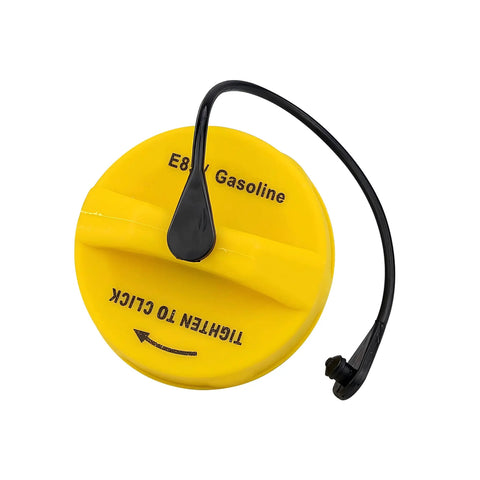 Gas Cap Replacement For 2007 2019 Dodge Ram Jeep Chrysler Vehicles E85 Compatible yellow cap with tether and text