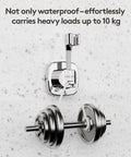 360 Degree Swivel Shower Head Holder With Strong Suction Cup, 10 Kg Load Capacity, rust-resistant bracket on wall