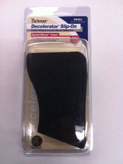 Kel Tec KSG Decelerator Magnum Slip On Recoil Pad package showing black recoil pad in clear plastic packaging