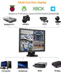 14 Inch Portable All In One Security Monitor With 1024x768 LCD showing multi-device connectivity for CCTV and more.