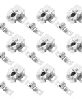 Set of 10 cabinet door ball catches, silver, Cabinet Door Ball Catches Set Of 20, Ultra Durable Iron With Silver Finish.