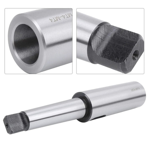 Kanasi MT4 to MT4 taper drill sleeve reducing adapter, metal, for lathe and milling machines