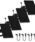 4 Pack 6W Solar Panel For Blink Cameras Plug And Play Outdoor Solar Power Kit With High Efficiency Monocrystalline Cells