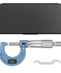 Outside Micrometer 0-1 Inch with 0.0001 Inch Graduation Alloy Precision Machinist Tool Set with case and wrench
