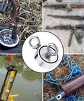 1000 Lbs Magnet Fishing Kit With Case For Men Gift Set Includes Double Sided Neodymium Magnets extracting metal objects