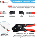 Micro-Fit 3.0 2 Pin Connector Kit Dual Row 2 Circuits Receptacle Housing Plug 3.0mm Pitch For 20-24 AWG Wires Molex Compatible ST6514 20 Sets with crimp tool