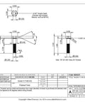 Pack Of 10 1/4-20 X 1-1/4 Grade 5 Titanium Hex Head Bolts detailed dimensions and specifications drawing.