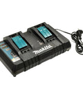 Dual Port Battery Charger With Front USB Port Fast Charge For Compatible Li Ion Batteries Audible Full Charge Alert