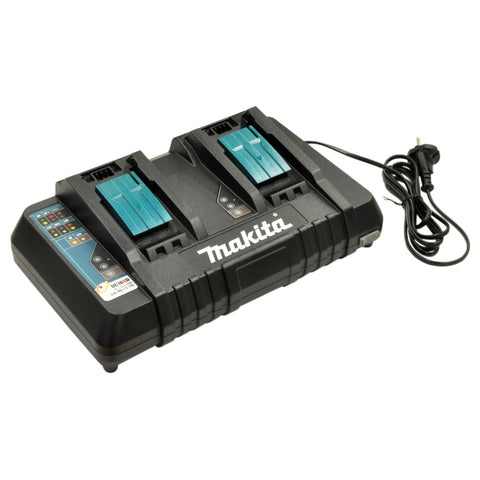 Dual Port Battery Charger With Front USB Port Fast Charge For Compatible Li Ion Batteries Audible Full Charge Alert