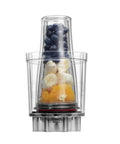 Personal Cup Adapter Kit For Full Size Blenders, BPA Free And Dishwasher Safe with fruit inside one 20-ounce cup