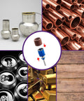 EZ SpeedClic Sanding Bands And Mandrel Set with various metal and wood textures, featuring 13mm sanding bands, grit 60 and 120.