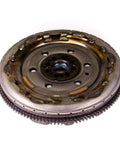 Heavy Duty Dual Mass Clutch Flywheel For 2003 To 2007 Infiniti G35 And 350Z 3 Point 5 V6 Engine top view with stamped steel finish.
