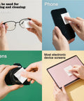 200-count XL lens wipes for glasses, sunglasses, camera lenses, and phone screens; individually wrapped.