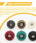 120 Piece Polishing Kit For Rotary Tool With One Eighth Inch Shank Universal Fit Buffing Wheels For Metal Wood Jewelry DIY Sanding