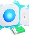 Long Range Wireless Doorbell Kit With 1200 Feet Range, Battery Operated, No Outlet Needed, 36 Melodies And 4 Volume Levels