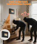 Rock Solid In Wall Steel Safe With Concealed Panel And Discreet Front Fits 16 Inch Studs in home setting with potential burglars.