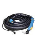 13 Ft Plasma Cutting Torch For Red LT5000D LT3500 LT3200 And Brown LT3500 With 3 Prong Switch Connector coiled view