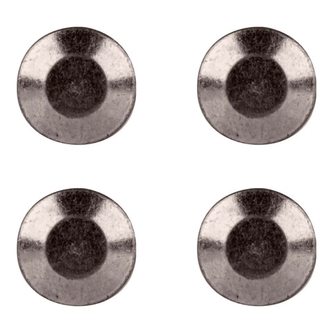Straight Up Strong Aluminum Sex Bolt Mounting Screws For Surface Door Closers Pack Of Four round flat fasteners from aluminum alloy