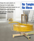 Foldable Wire Spool Rack With Pro Grade Heavy Duty Cable Dispenser Wall Or Floor Mount Ideal For Romex Wires On Job Sites