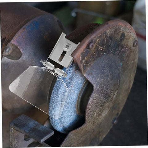 Eye Shield Dust Guard Attachment For Safety Guards, clear panel shield on bench grinder, workshop safety gear