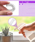 Hand holding durable metal spring from 240 Piece Stainless Steel Compression Springs Kit In 15 Sizes For Home And Workshop Repairs