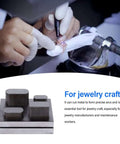 Jewelry making with Durable Alloy Disc Cutter Set for precise metal crafting using irregular shape punch tool kit