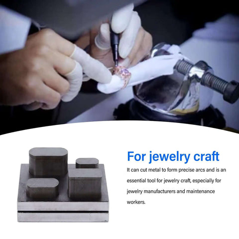 Jewelry making with Durable Alloy Disc Cutter Set for precise metal crafting using irregular shape punch tool kit