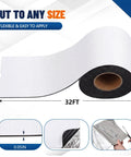 Heavy Duty Roof Repair Tape And Weatherproof Flashing Membrane To Patch Leaks On RV Gutters Windows And Siding Without A Sweat Long Lasting Tape holds 4in x 32ft roll, 0.05in thick.