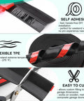 Heavy Duty Garage Door Seal Top And Sides Kit 36 Foot Black Flexible TPE Self Adhesive Weather Stripping Universal Replacement