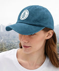 Cyan Blue Lightweight Unisex Cap For Women And Men Breathable Everyday Hat For Hiking Fishing Running Travel Baseball Cycling